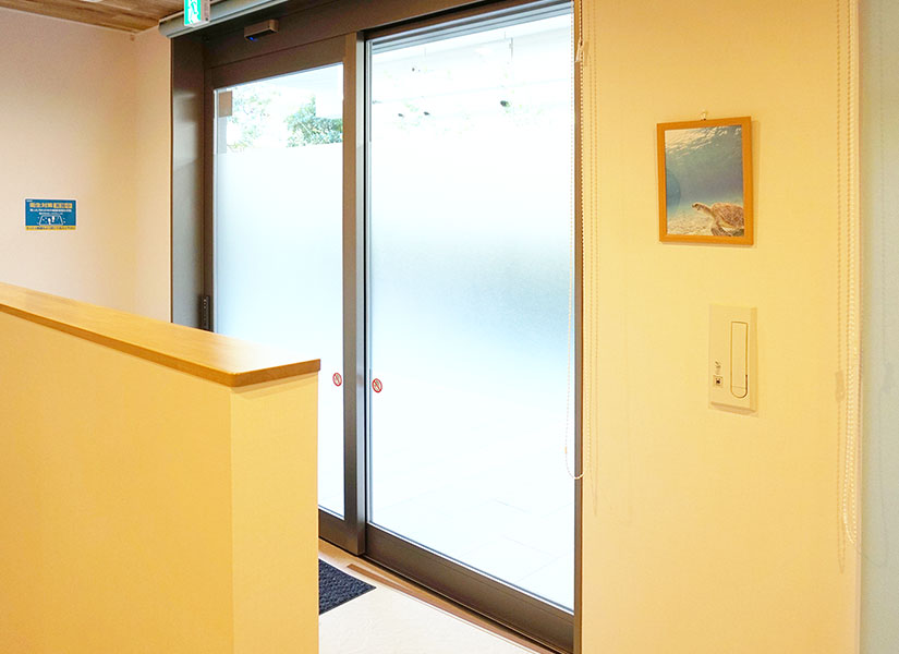 感染症ゾーン出口